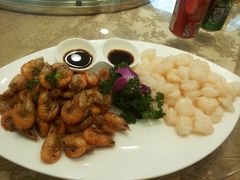 水晶虾仁油爆虾-浦江餐饮·上海菜馆(五四路店)