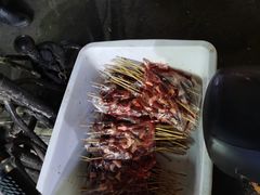 -劳动公园新疆人烤腰子