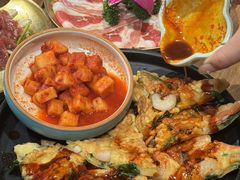 -明洞阿姨·韩式酱蟹烤肉·创意料理(三元桥店)