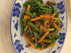 蒜香豆角炒牛柳条-金城大酒店-中餐厅(汾江中路店)
