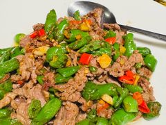 杭椒爆炒牛肉-新白鹿餐厅(龙游路总店·杭帮菜名店)