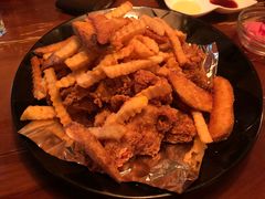 炸鸡双拼-Outdark Korean Restaurant