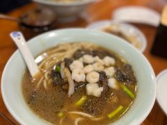 品奎元四宝之虾爆鳝面-奎元馆.百年奎元.非遗传承(西湖边的解放路店)