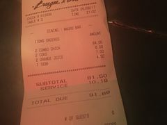 账单-Burger & Lobster(Dean Street)