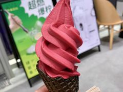 冰山杨梅脆筒-喜茶(上海兴业太古汇店)