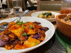 茄子烧年糕-宁波柏悦酒店·钱湖渔港