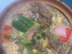 沙嗲牛肉煲仔面-香港深仔记茶餐厅(东门店)