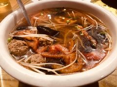 豆芽圆子汤-赤宴·川菜(玉林店)