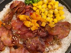 麻辣双肠煲-米国现煲煲仔饭(塔子湖店)