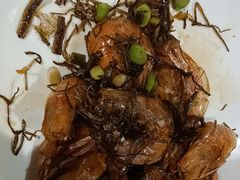 野山蒜油爆虾-老平安农家菜(平安店)