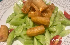 Crispy Cucumber and Fried Dough