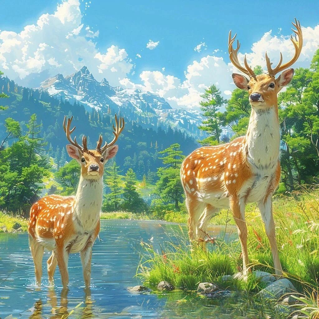 今天,我和梅花鹿有个约会