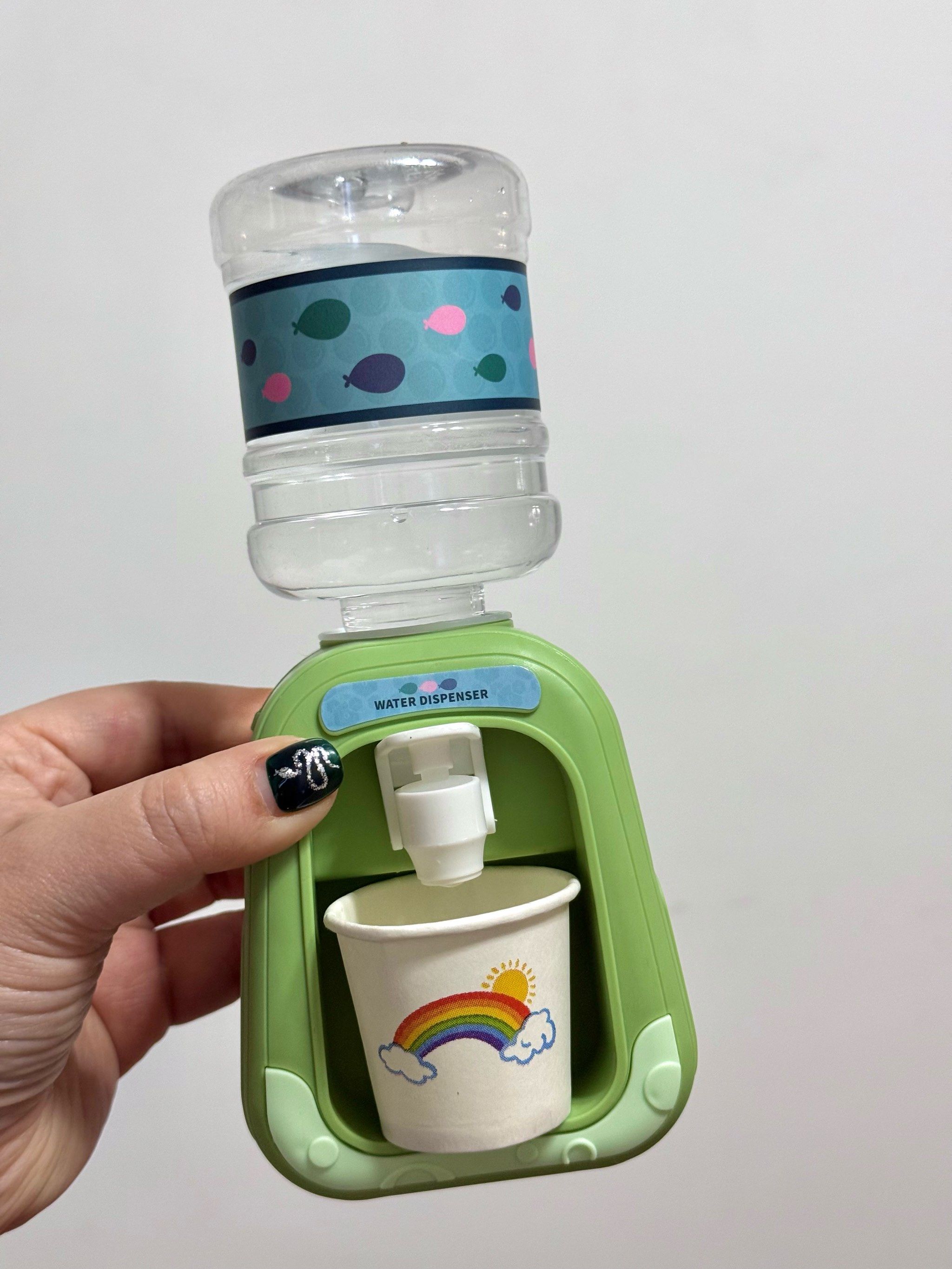 真的能喝水!迷你饮水机过家家啦