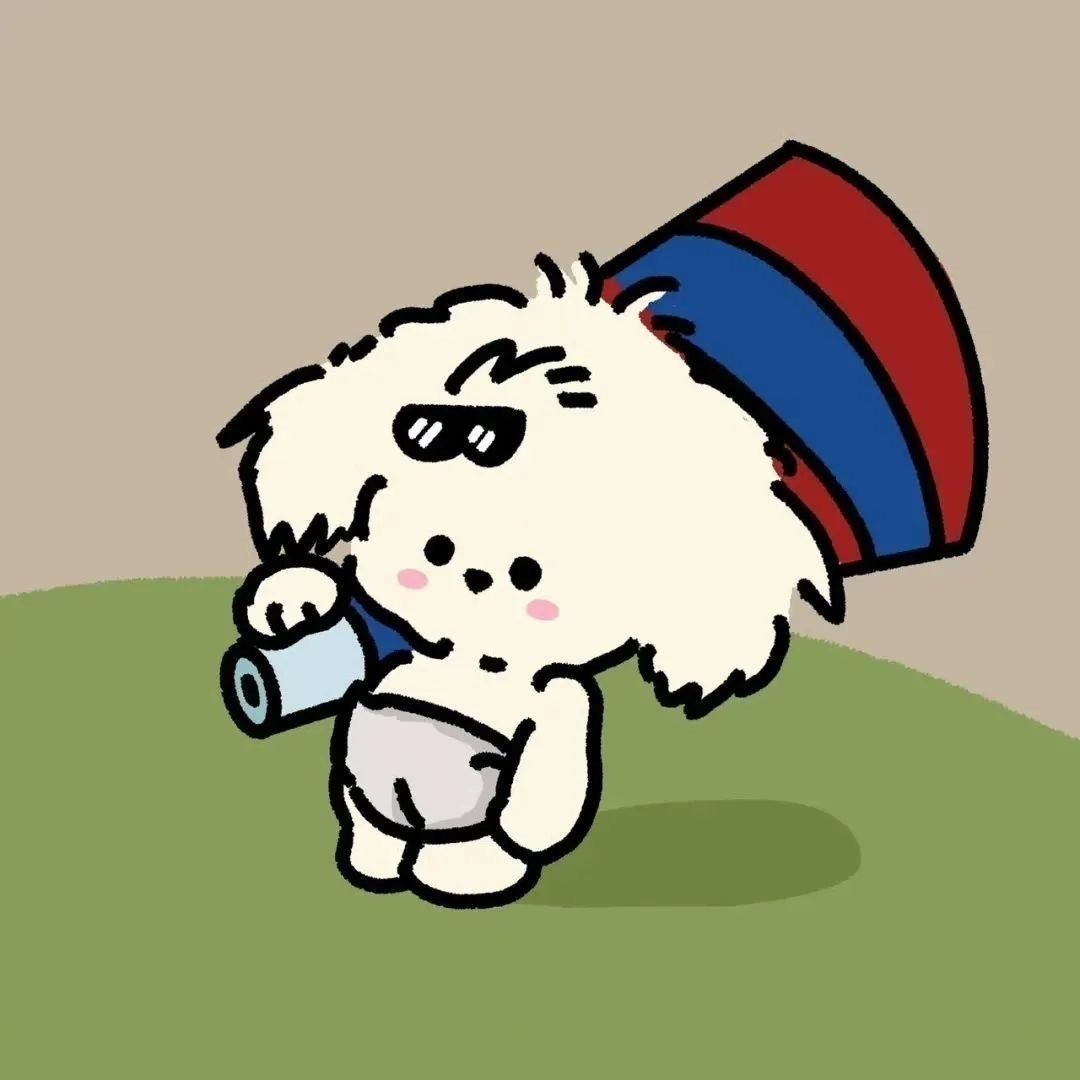 卡通狗狗头像萌