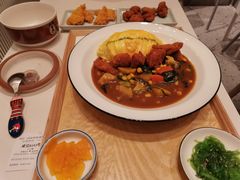 炸鸡块咖喱蛋包饭套餐-池奈·咖喱蛋包饭(熙地港店)