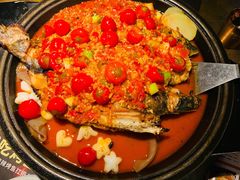 大红灯笼泡椒味-烤匠麻辣烤鱼(万象城店)