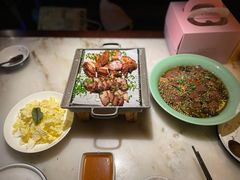 绿茶烤鸡烤肉合拼-绿茶餐厅(松江万达店)