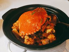 黄金膏蟹焗走地鸡-皇朝会.经典传统粤菜(外滩店)