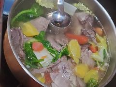 清炖羊羔肉汤锅-一个勺子新疆锡伯主题私房菜(红墙巷49号院店)