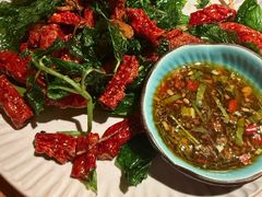 薄荷干炸脆脆肠-浩海火燒雲傣家菜(芮欧百货店)