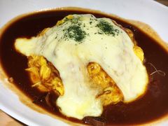 日式肉汁芝士蛋包饭-Ufufu cafe(天神巷店)