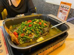 青花椒烤鱼-令狐冲烤鱼·烧菜馆(达明店)