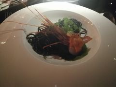 海胆墨鱼汁意面-wann lounge 低温慢煮牛排·清吧