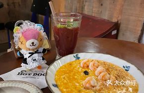 Shrimp Soup Risotto