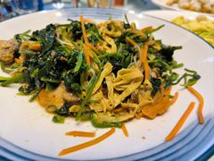 毛蛤蜊拌菠菜-新时代大酒店(仰口路店)