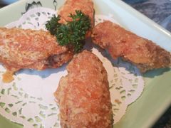 蛋黄鸡翅小份-新白鹿餐厅(松江开元地中海店)