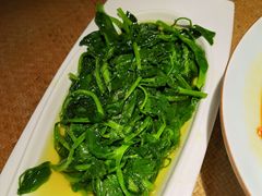清炒豌豆尖-渝信川菜(长安店)
