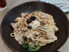 黑松露野菌意大利面伴温泉蛋-亚苏尔 澳门菜(元朗店)