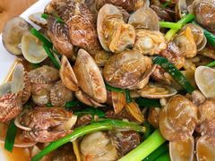 姜葱炒花甲-明记海鲜大排档(巽寮湾店)