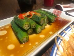 白灼秋葵-新兴园饺子馆(望京店)