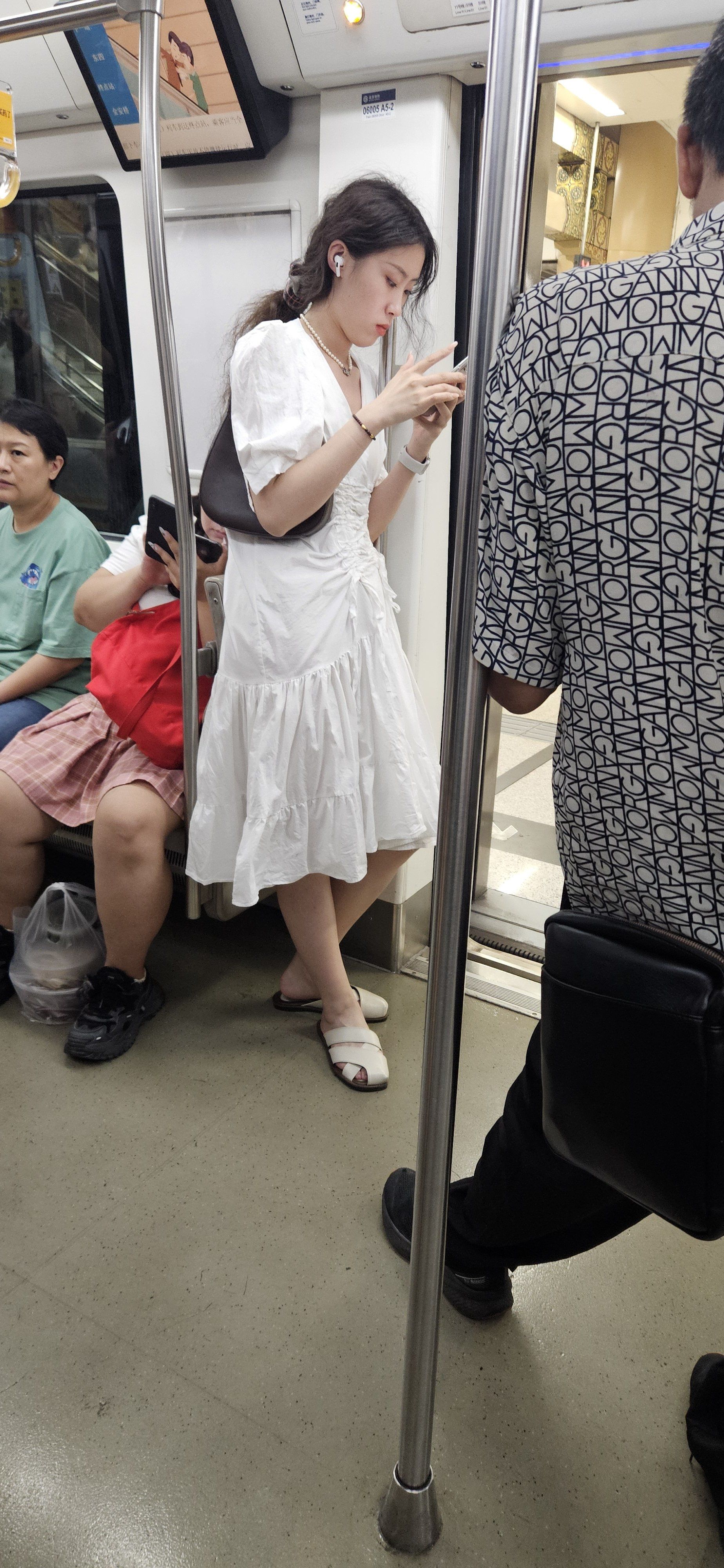 白裙小姐姐的美丽