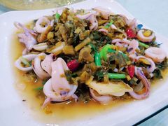 酸菜炒鱿鱼-温岭人家(红花北路店)