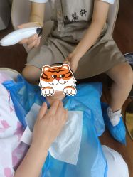 -慧婴轩婴儿理胎发胎毛笔胎毛画手足印(通州店)
