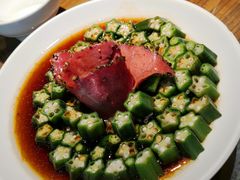 黑椒牛肉拼秋葵-将相和·海鲜蒸饺大连菜