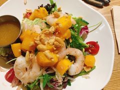 鲜柚芒果沙拉佐冰花酸梅酱-HELLO 27 意面·沙拉·帕尼尼