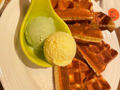 冰淇凌华夫饼-元品牛排·休闲厨坊(晋江实小店)
