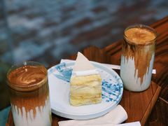 红豆沙拿铁-Line 咖啡(石厦花园店)