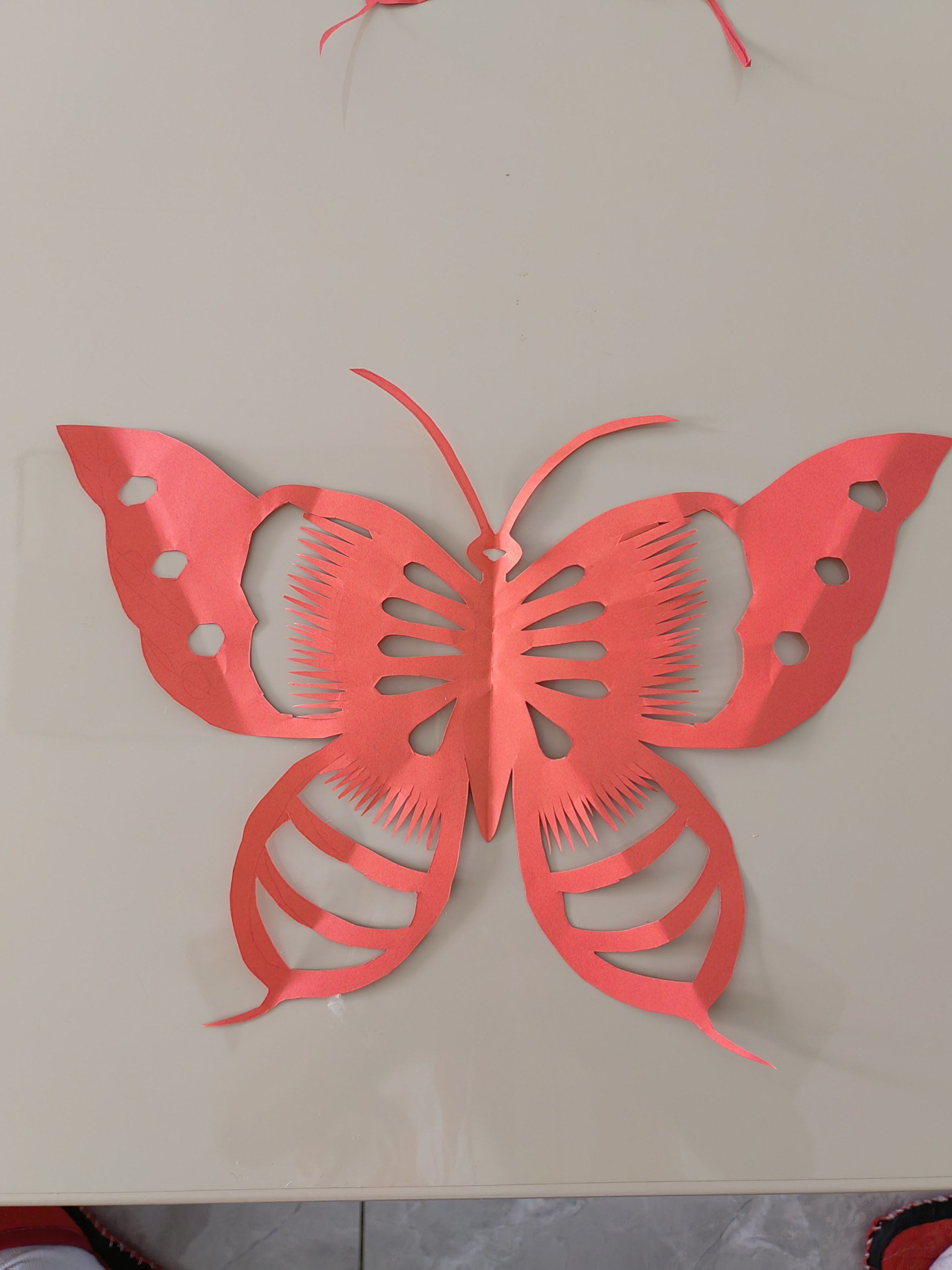 非遗文化剪纸小蝴蝶