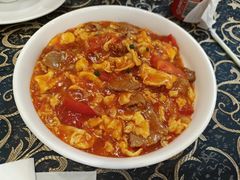 番茄牛肉滑蛋-晓平饭店(嘉善路店)