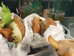 牛肉鸡蛋汉堡-幸运小丑汉堡(Bay Area本店)