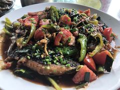 遇龙河剑骨鱼—阳朔特色啤酒鱼-生态苑农庄(十里画廊遇龙河店)