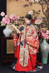 -后宫·古装汉服京剧儿童亲子全家福摄影