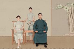 -时光纪亲子全家福照相馆(静安店母女写真父母纪念照)