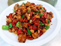 宫爆鸡丁-柏合黄记豆腐皮饭店