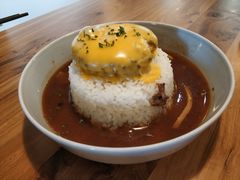 芝士牛肉汉堡咖喱饭-红小满休闲餐厅(十全街店)