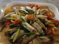 姜葱炒蛏-海市蜃楼花园主题餐厅(石顶店)